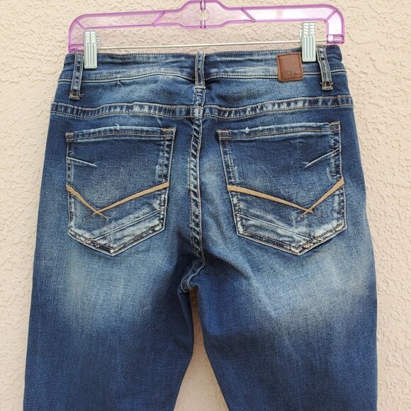 Women's Jeans BKE Payton Skinny MidRise Med Wash Stretch 28R - Picture 3 of 7